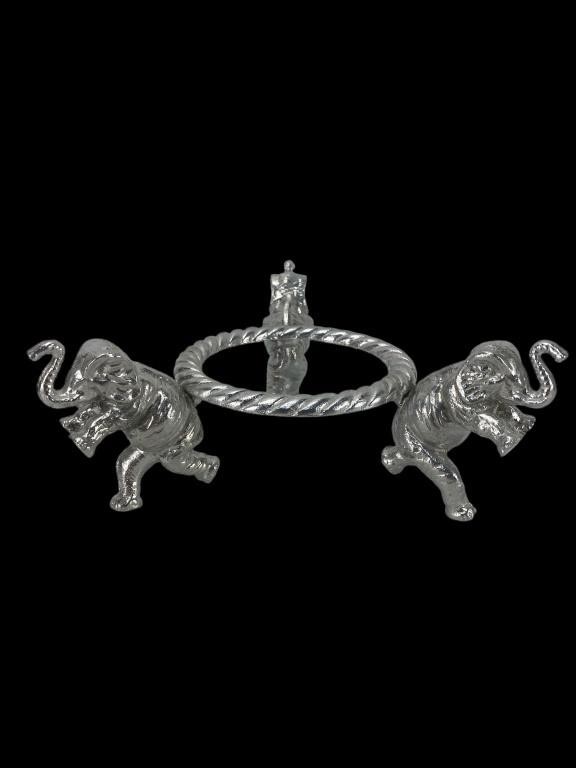 Arthur Court Elephant Stand Tripod Bowl Display