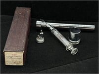Vintage Multifit Glass Syringe and Needle
