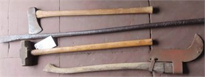 Sledge Hammer, Axes incl. Logging, 5.5' Pry Bar