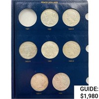 1921-1935 Peace Silver Dollar Book (21 Coins)