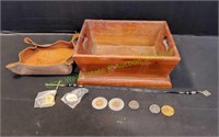 Wood Tray, Breeder Cup Leather Tray & More