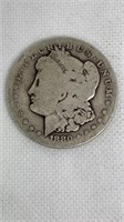 1880-S Morgan silver dollar