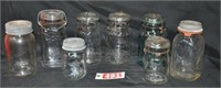 Jars incl. "Atlas", "Canadian Jewel", "Presto"