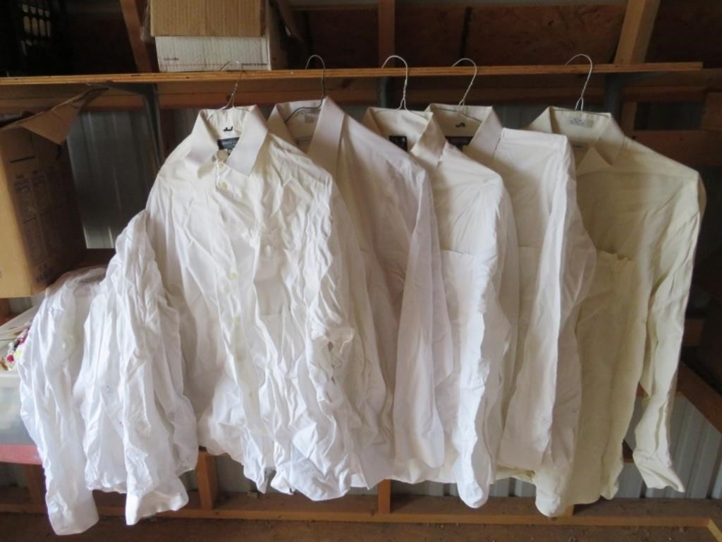 Lot of White Dress Shirts