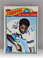Ed 'Too Tall' Jones 1977 Topps RC Hof #314