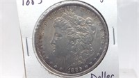 1885 Morgan Silver Dollar