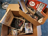 Box of Vintage Toy Trains