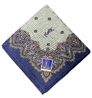 Yves Saint Laurent Navy & Gray Scarf