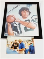 Joe Namath Signed Photo, Framed