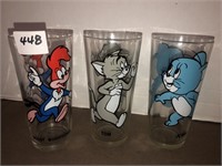 Tom and Jerry and Woody Woodpecker glasses