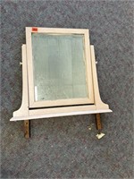 Antique dresser mirror 25” tall x 27” wide