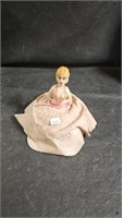 Antique Composite Half Doll Pin Cushion