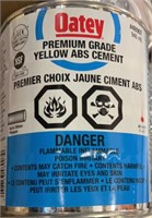 5 cans premium grade yellow pvc cement 946ml