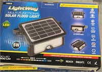 9 light way multi functional solar flood lights