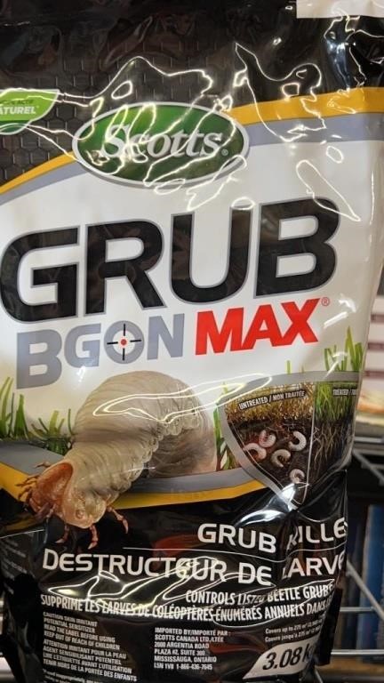 4 bags Scott’s grub be gone max 3.08kg