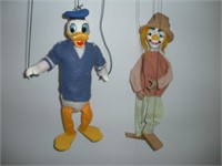 Scare Crow &  Donald Duck Marionette/String