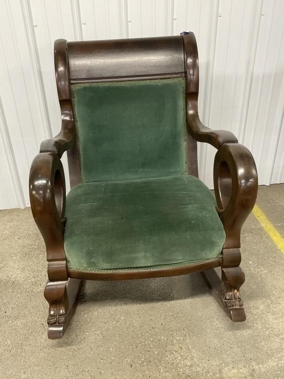 19th Century a at Mahogany Rocking Chair