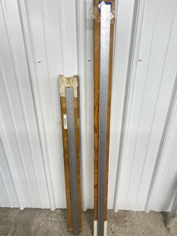 36" & 48" Metal Measuring Sticks w/ cases