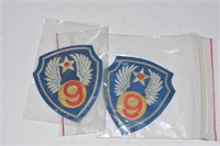 2 9th Wing Patches