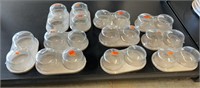 11 Cloche Tray Sets w/ Glass Tops