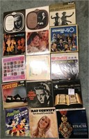 703 - LOT OF VINTAGE VINYL RECORDS (F)