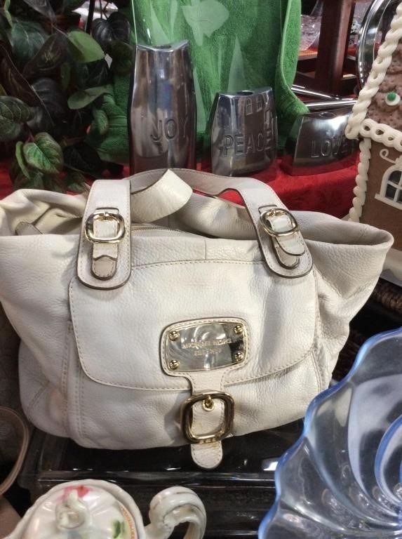 Cream Michael Kors bag