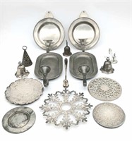 All types of Pewter and Silverplate