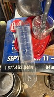 Rain gage and miscellaneous Tupperware