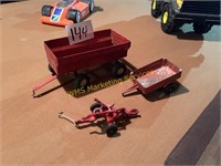 Ertl Wagon, Small Wagon & Plow