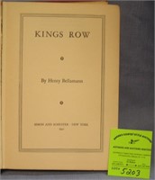 Kings Row by Henry Bellamann