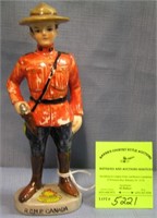 Royal Canadian mounted policeman figure