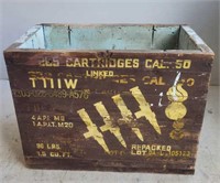 Vintage 50 Cal. Ammo Box