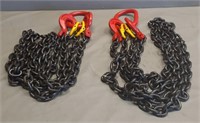 2--5/16", 7ft. G80 Chain Sling Double