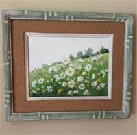 Original Canvas Painting DAISIES by Betty Colbert