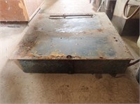 Steel Plated Tool Box - 25"Wx25"Dx5 1/2"H