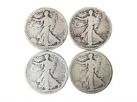 $2 Face 1917 D & S Reverse Silver Walking Liberty