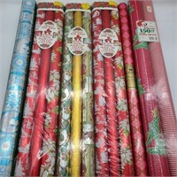 Lot of Vintage Wrapping Paper