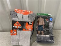 Mens Work Socks/ Boxers