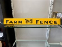 Vintage Stelco farm Fence Porcelain Push Bar