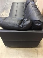 Lifestyles faux leather chaise