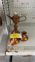 Three vintage Copper items