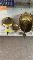 4 brass items