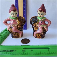 Japan Salt&Pepper shaker pixie elves