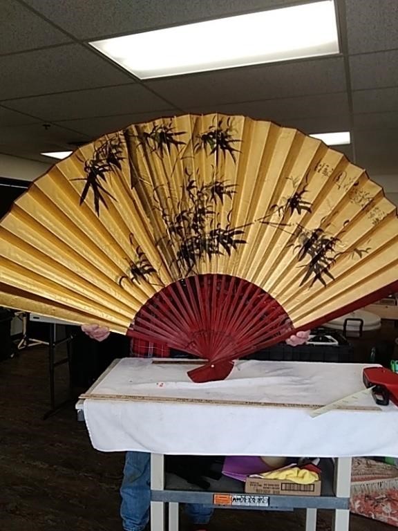 Decorative Oriental fan