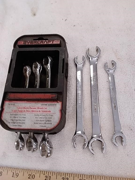 Group of evercraft flare nut / line wrenches