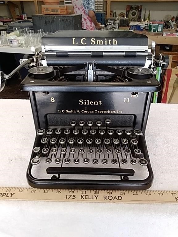 Vintage LC Smith typewriter