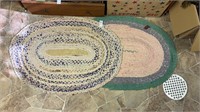 Two Oval Rugs