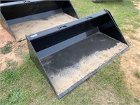 66" SKID STEER BUCKET W/ SINGLE BLADE, NEW