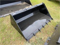 66" BUCKET W/ TEETH, QT, NEW