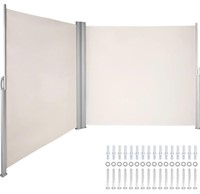 LOVESHARE RETRACTABLE SIDE AWNING 236x71IN 2PC